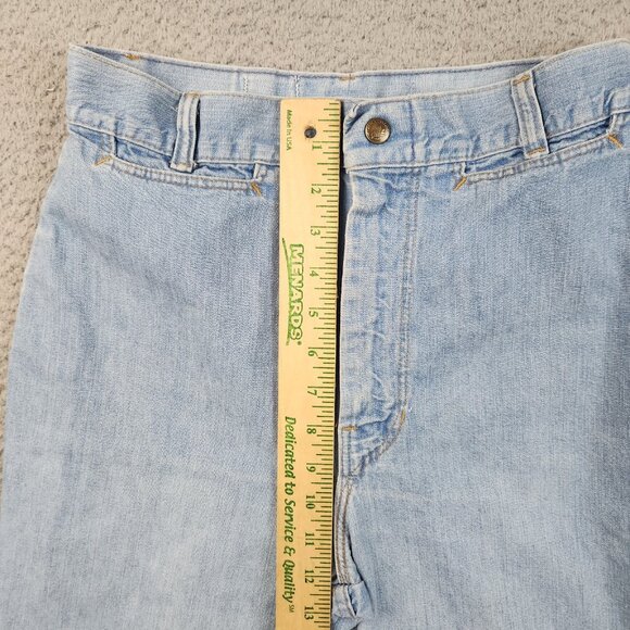 Vintage Fancy Props by Wilkins Bell Bottom Jeans Womens 26x27 Wide Leg 70s Flare - Picture 6 of 11